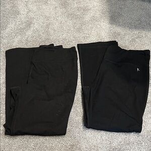 Danskin Black Slim Fit & Gaiami Boot Cut Yoga Pants